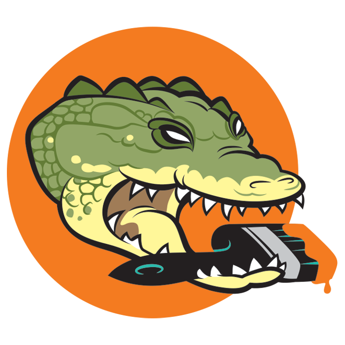 Croc Painting Company logo